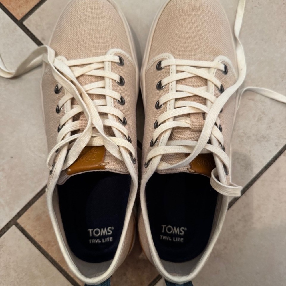 Toms Trvl Lite Men's Beige Sneakers